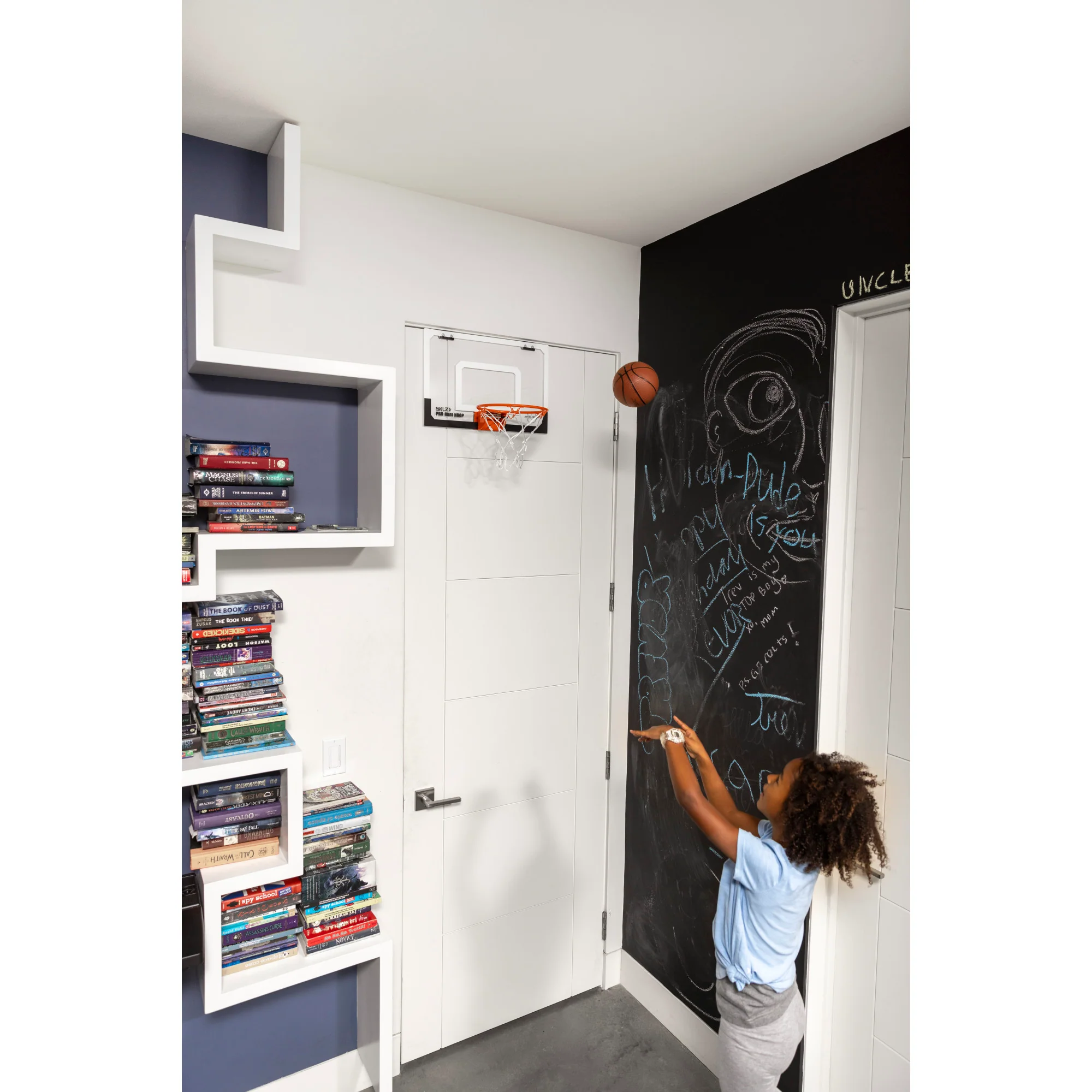 Pro Mini Hoop Flip Over-the-Door Basketball Hoop with Flip-up Rim - Image 7