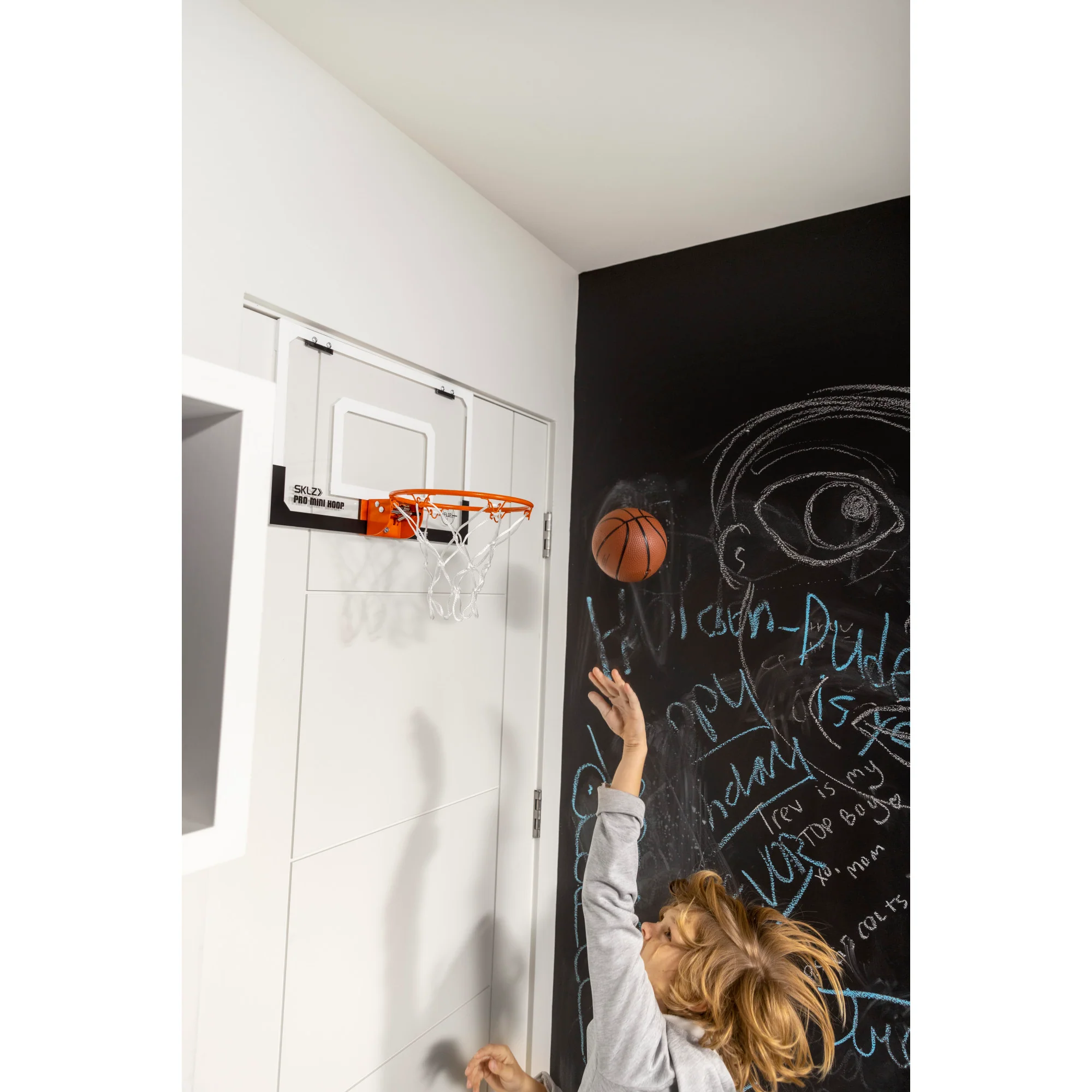 Pro Mini Hoop Flip Over-the-Door Basketball Hoop with Flip-up Rim - Image 8