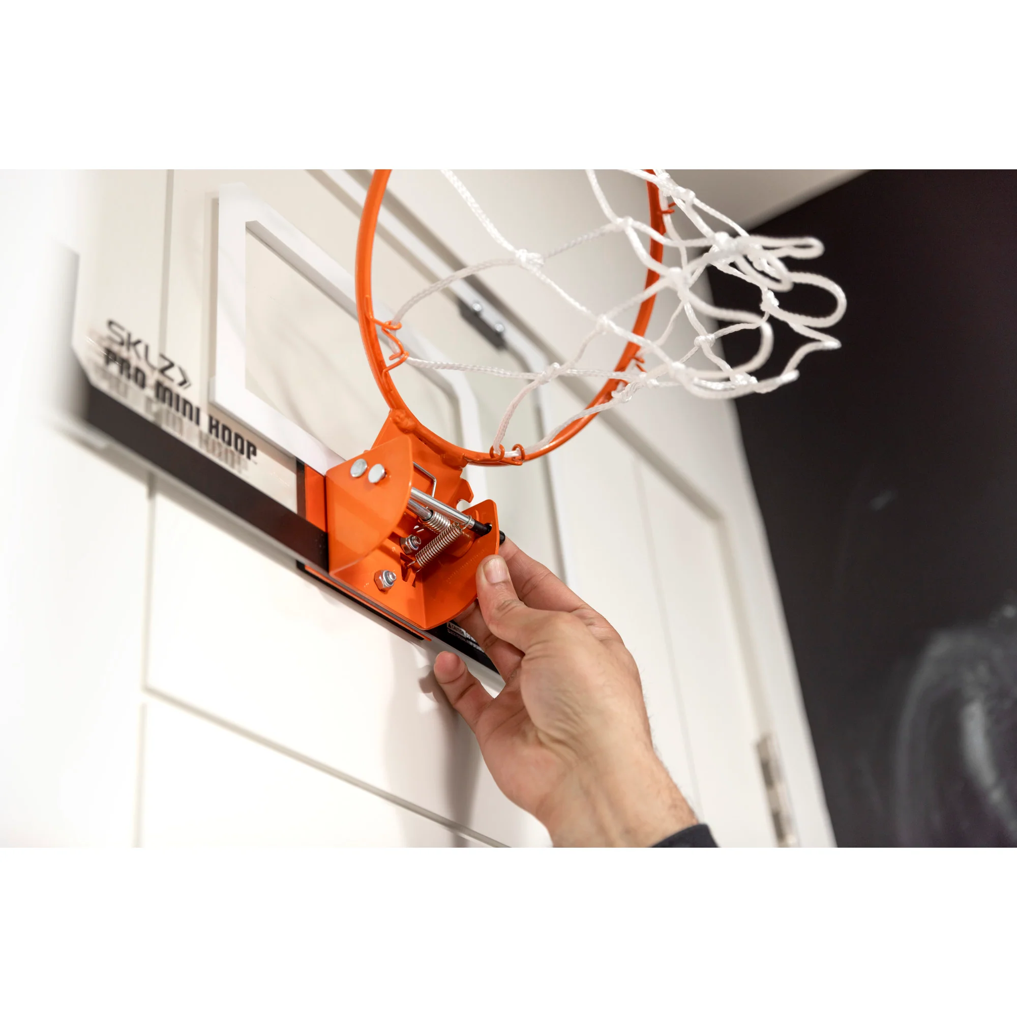 Pro Mini Hoop Flip Over-the-Door Basketball Hoop with Flip-up Rim - Image 9